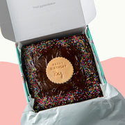 Personalised Belgian Chocolate Brownie Box