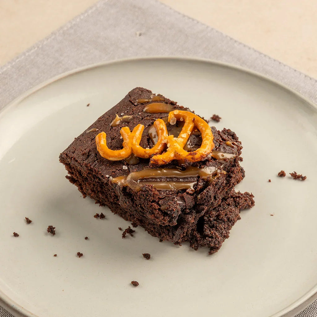 Salted Pretzel Brownie Box